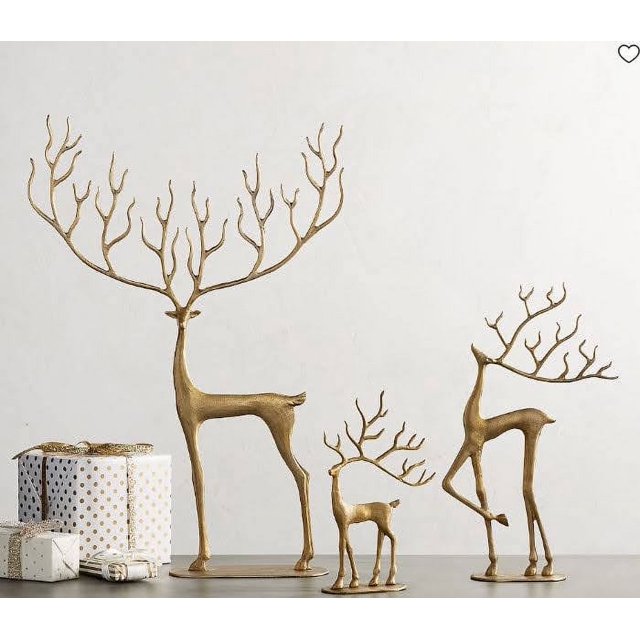 Merry Moments Aldi Reindeer Set 3 Sizes Similar to Pottery Barn