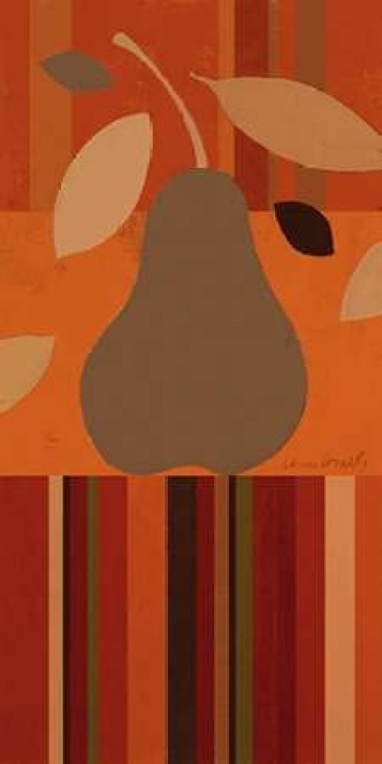 Merry Pear I Canvas Art - Lanie Loreth (10 x 20)