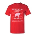 thumbnail image 1 of Merry Pigmas Pig Pet Ugly Christmas Funny Humor DT Adult T-Shirt Tee, 1 of 2