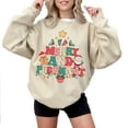 thumbnail image 1 of Merry and Pregnant Christmas Sweatshirt – Funny Santa & Gingerbread Pullover, Holiday Pregnancy Announcement Sweater, Cute Maternity Outfit for New Moms, 1 of 7
