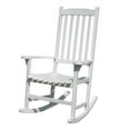 thumbnail image 1 of Merry Garden - White Porch Rocker/Rocking Chair Acacia Wood, 1 of 3