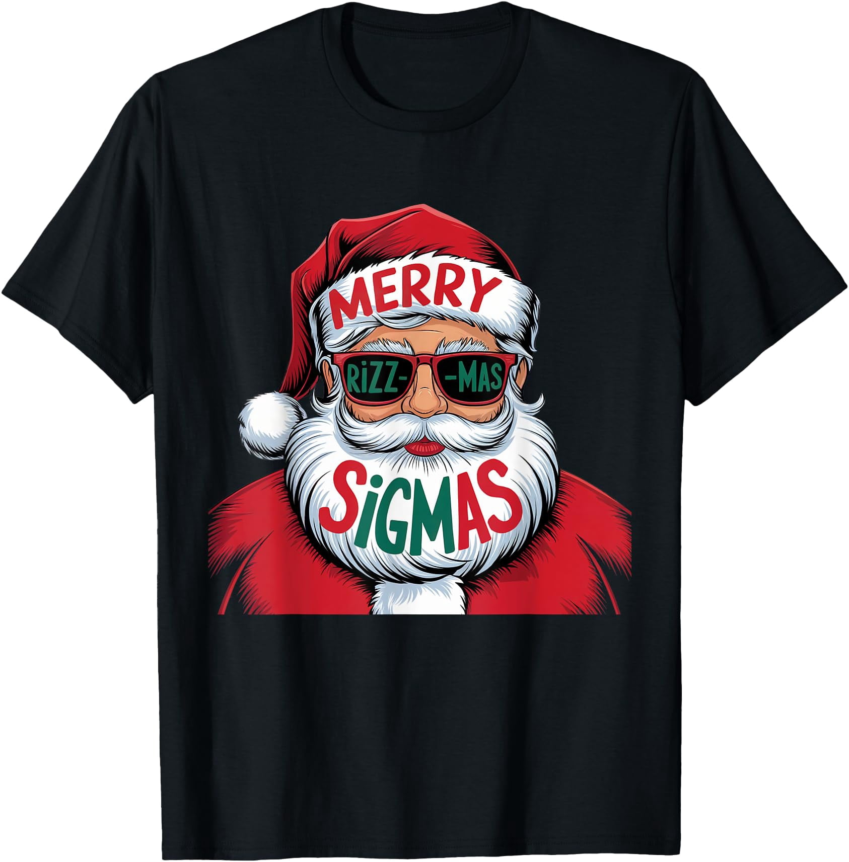 Extra Alpha Rizz Merry Rizz Mas Sigmas Gen Alpha Middle School Christmas Classic Theme T ...