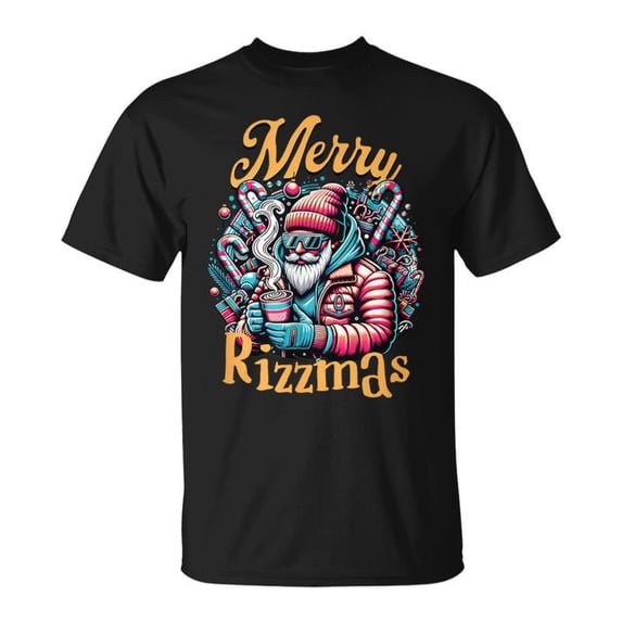 Merry Rizzmas Viral Influencer Skibidi Christams Brain Rot TShirt ...