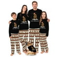 thumbnail image 1 of Merry Sasquatch Matching Family Xmas Pajamas, 2 Pieces, Size NB - Men 6XL, 1 of 7