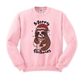thumbnail image 1 of Merry Slothmas Sweatshirt Unisex X-Large Pink, 1 of 5