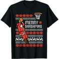 thumbnail image 1 of Merry Swishmas Basketball Christmas Xmas Men T-Shirt, 1 of 7