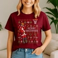 thumbnail image 1 of Merry Swishmas Ugly Christmas Basketball Christmas, Retro Christmas Shirt, Xmas TShirt, Cute Santa Claus Holiday, Merry Christmas Gift, 1 of 5
