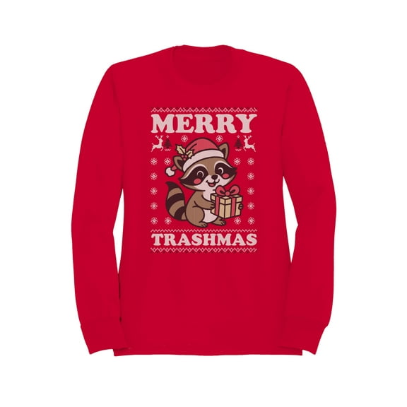 Merry Trashmas Raccoon Sweater Men's Sweatshirt