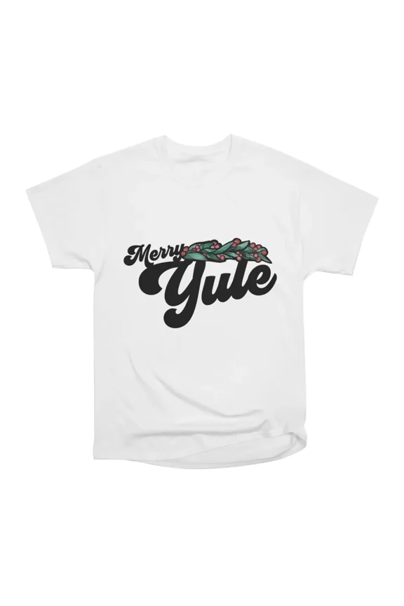 Merry Yule T-Shirt Tee Gift For Him Merch For Her Apparel For Friend