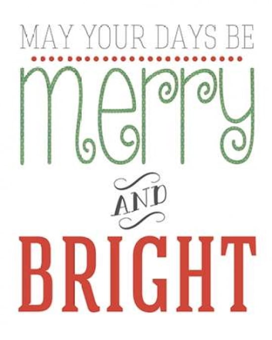 Merry and Bright Canvas Art - Alli Rogosich (24 x 30)