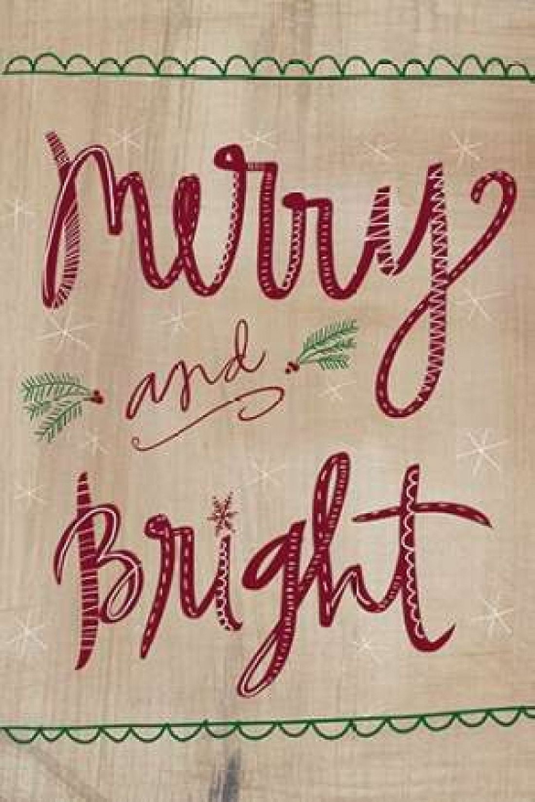 Merry and Bright Canvas Art - Katie Doucette (24 x 36)