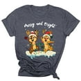 thumbnail image 1 of Merry and Bright Christmas T-Shirt – Cute Holiday Graphic Tee for Women, Men, Kids, Toddler & Baby – Family Matching Shirt, 1 of 7