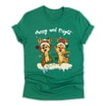 thumbnail image 1 of Merry and Bright Christmas T-Shirt – Cute Holiday Graphic Tee for Women, Men, Kids, Toddler & Baby – Family Matching Shirt, 1 of 7