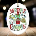 thumbnail image 1 of Merry and Bright Vodka Ornament, Gift and Decor for Vibrant Christmas Cocktail Celebration, 1 of 6