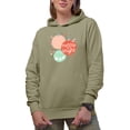 thumbnail image 1 of Merry and Bright with Hand Drawn Christmas Balls Art Merch Gift, Sand Hooded Sweatshirt or Hoodie, 3XL, 1 of 5