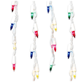 thumbnail image 1 of Set of 2 Multi-Colored Mini Icicle Christmas Lights - 20 ft White Wire, 1 of 3