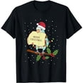 thumbnail image 1 of Merry christmas Blue Quaker Parrot Owner Birb memes T-Shirt, 1 of 5