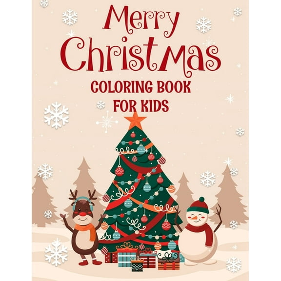 Merry christmas coloring book for kids.: Fun Childrens Christmas Gift or Present for kids.Christmas Activity Book Coloring, Matching, Mazes , Drawing, Cross Words, Color by Number,and M 171340625X