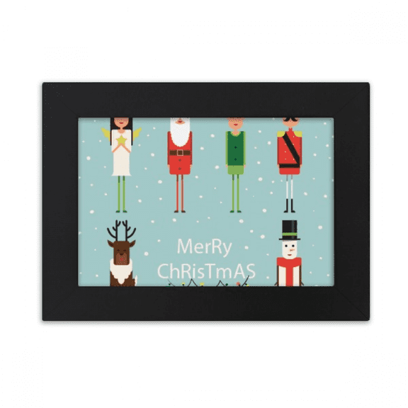 Merry mas Man Illustration Desktop Photo Frame Ornaments Picture Art Painting
