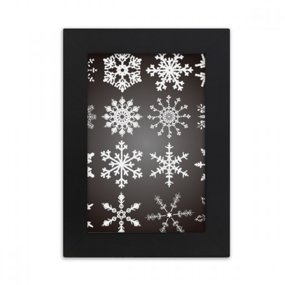 Merry mas Snowflake Illustration Desktop Photo Frame Picture Display Art Painting Exhibit