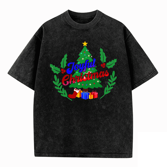 MerryChristmas, Graphic Tee Shirt Men' Crew Neck Short Sleeve, Sizes S-3XL
