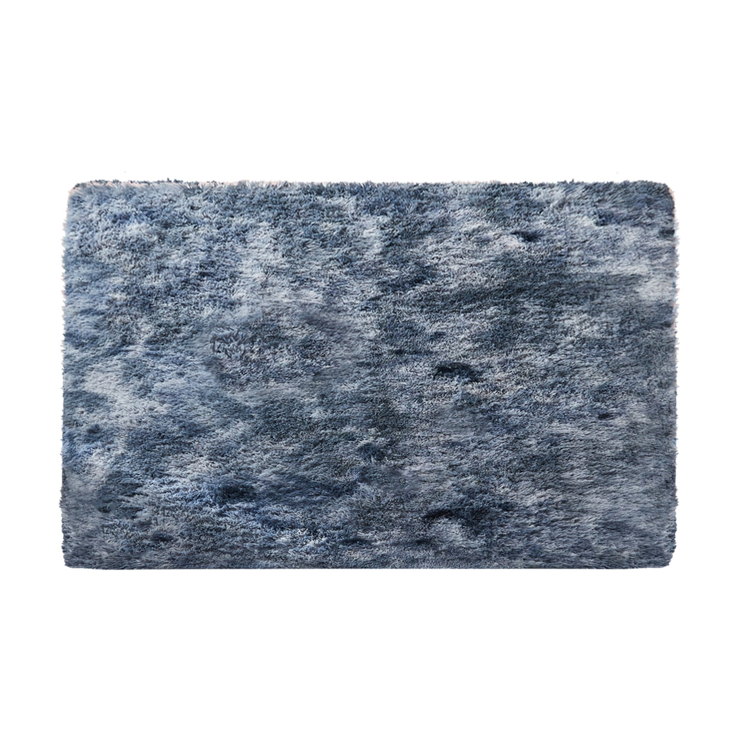 MerryHome Soft Plush Faux Fur Area Rug 3x5 Feet, Luxury Rectangular Fuzzy Carpet, Grey