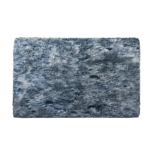 MerryHome Soft Plush Faux Fur Area Rug 5x7 Feet, Luxury Rectangular Fuzzy Carpet, Grey