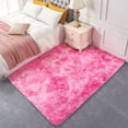 thumbnail image 1 of MerryHome Soft Plush Faux Fur Area Rug, Fuzzy Carpet Decor Rug for Bed Room,Pink(3x5 Feet), 1 of 5