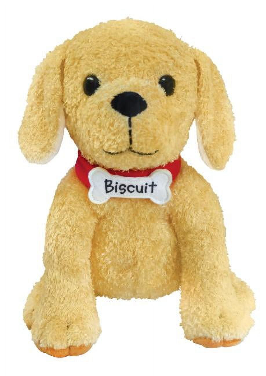 ALYSSA SATIN CAPUCILLI MerryMakers Biscuit Soft Dog Plush Toy, 10-Inch, based on the Biscuit the Little Yellow Puppy book series by Alyssa Capucilli