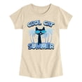 thumbnail image 1 of MerryMakers - Cool Cat Summer Ptc - Youth Girls Fitted Short Sleeve T-Shirt, 1 of 4