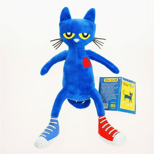 MerryMakers Pete the Cat Backpack Pull 6.5, Blue