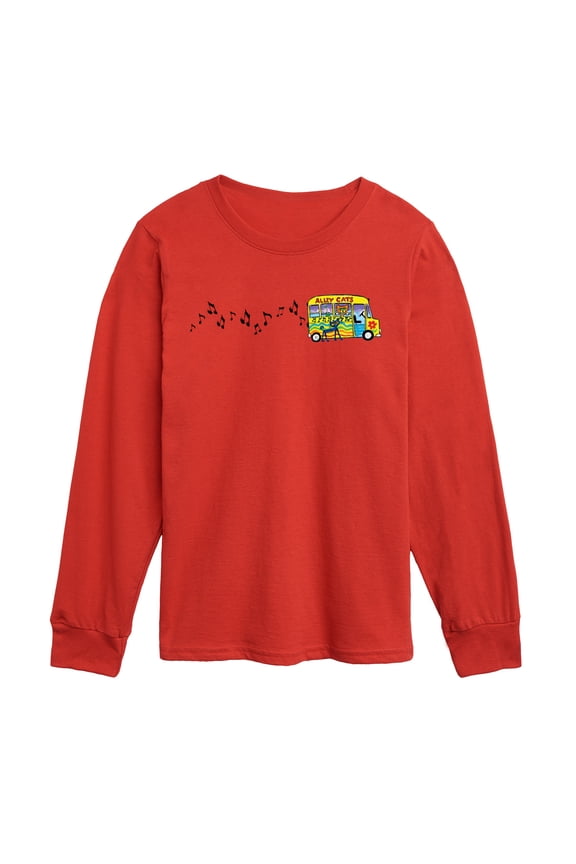 - Ptc Bus Horizontal Chest - Youth Boys Long Sleeve Graphic T-Shirt