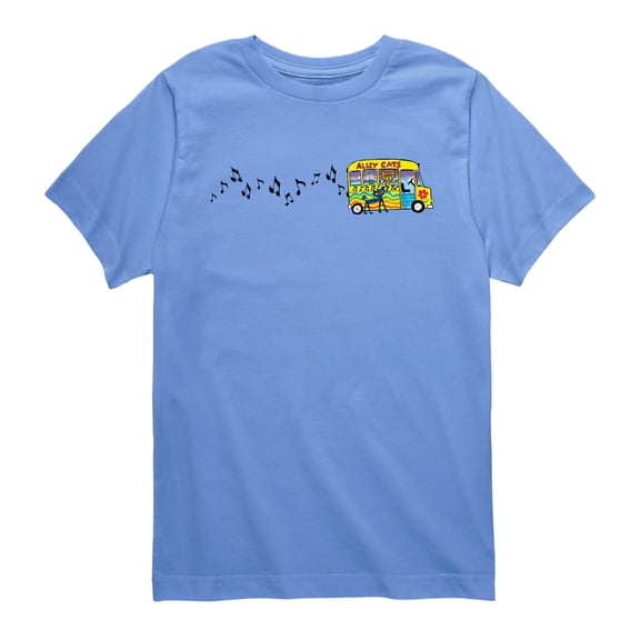 MerryMakers - Ptc Bus Horizontal Chest - Youth Boys Short Sleeve Graphic T-Shirt