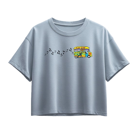 MerryMakers - Ptc Bus Horizontal Chest - Youth Girls Boxy T-Shirt