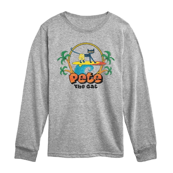 MerryMakers - Ptc Retro Surf Lights Only - Youth Boys Long Sleeve Graphic T-Shirt