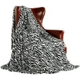 thumbnail image 1 of Merrylife Throw Blanket Decorative Home Couch Outdoor Travel Use Zebra 50" x 60", 1 of 7