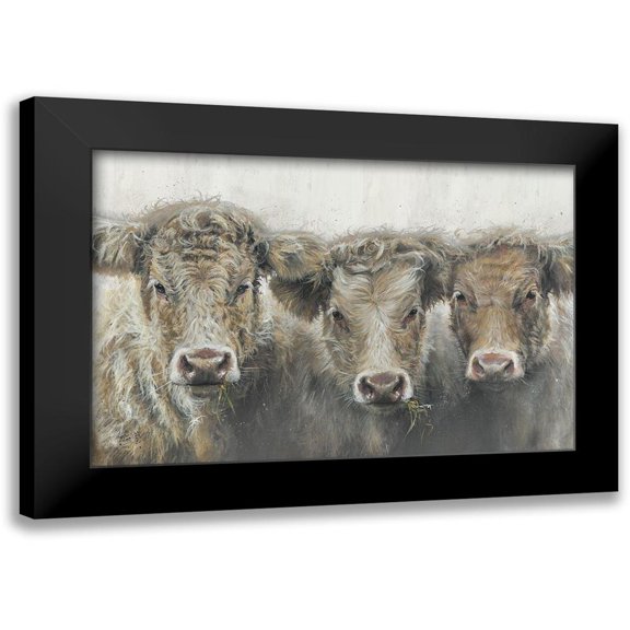 Merryn, Bree 18x13 Black Modern Framed Museum Art Print Titled - The Three of UsÂ&nbsp;