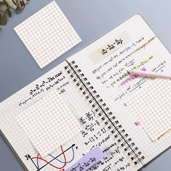 Merryso Cute Small Sticky Notes 80 Pack, 7.5x7.5cm Self-Adhesive Removable Writable for Office, Stu-dents, Annotating & Reminders
