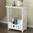 thumbnail image 1 of Merryso Modern White Nightstand, Small End Table for Bedroom, Compact Side Table with Storage, Easy Assemble Mini Coffee Table for Sofa, Dorm Room, 1 of 6