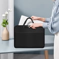 thumbnail image 1 of Merryso Slim Polyester Laptop Briefcase - Multi-Layer with Tablet Storage, Fits 15.6-Inch Laptop, Lightweight for Business Meetings & Stu-dents, Black, 1 of 6