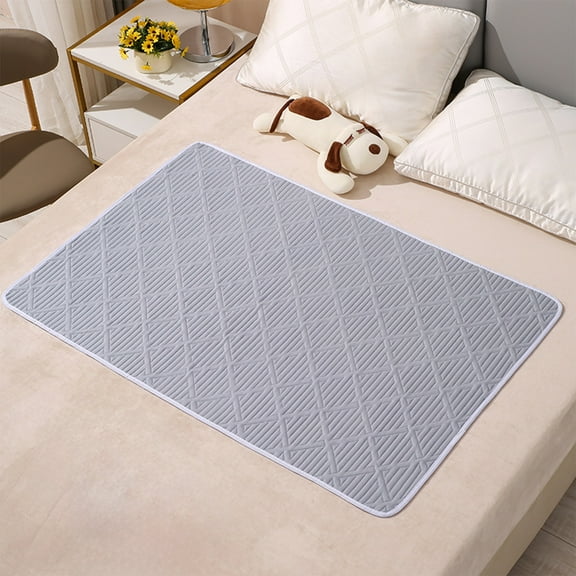 Merryso Waterproof Washable Reusable Bed Pad 47x31 Inches - Cotton, Multi-Layer Anti-Slip, High Absorbency for Elderly Incontinence, Chi-ld Bedwetting & Menstrual Use