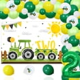 thumbnail image 1 of Merrystorm 68Pcs Farm Tractor 2nd Birthday Party Decorations Second Birthday Tractor Foil Balloon Garland Arch Kit for 2nd Tractor Themed Birthday Party Decor Supplies, 1 of 8
