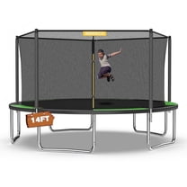 MERSCO Rectangle Trampoline 9X15FT 10x17FT 12X18FT with Safety ...