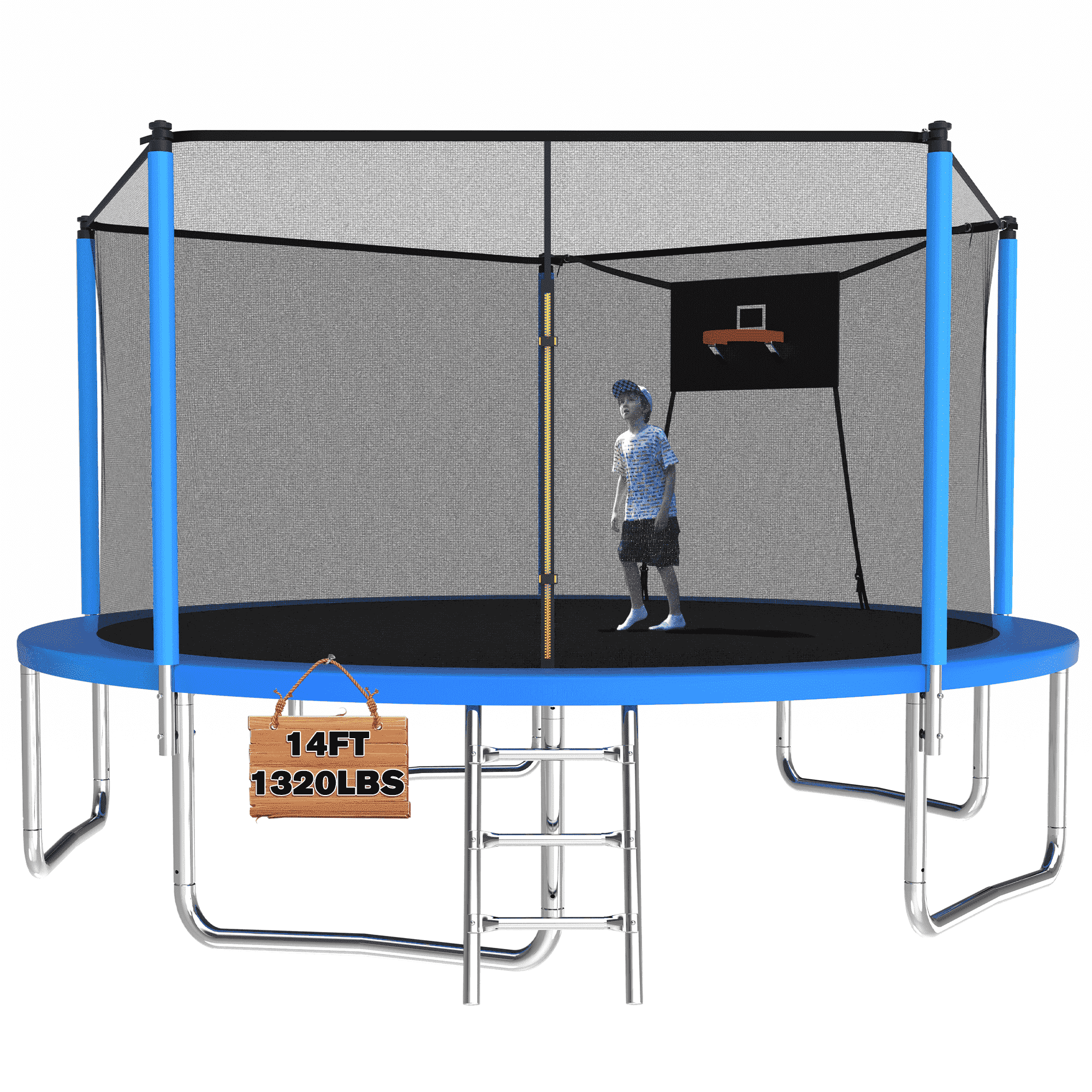 JLeisure 8ft X 25in Prompt Set Inflatable Backyard Pool – Blue (Open Box - Like New)