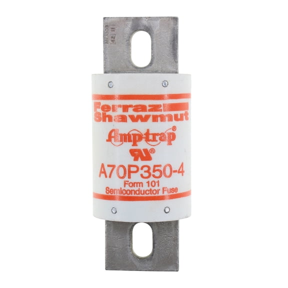 Mersen A70P Amp-Trap Form 101 Semiconductor Protection Fuse, 700VAC/650VDC, 100kA AC/100kA DC, 350A