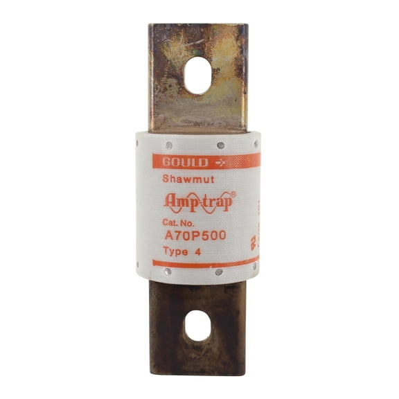Mersen A70P Amp-Trap Form 101 Semiconductor Protection Fuse, 700VAC/650VDC, 100kA AC/100kA DC, 500A