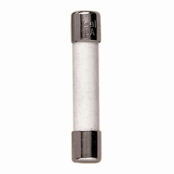 Ceramic Fuse, 2A, 100A at 250V AC, 10kA at 125V AC, 5 PK GSA2