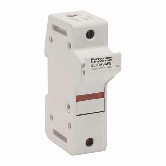Finger Safe Fuse Block, J UL Class, 600V AC/DC Volt Rating, 1 Poles, Pressure Plate US3J1I