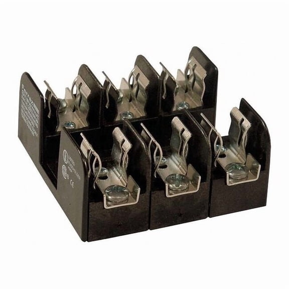 Open Fuse Block, H; K5 UL Class, 250V AC/DC Volt Rating, 3 Poles, Screw 20313