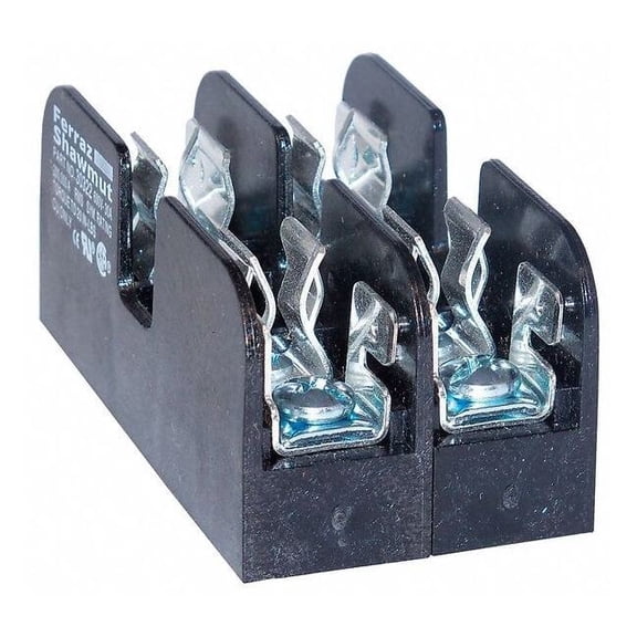 Mersen Fuse Block, Pressure Plate, 30A, Midget 30322